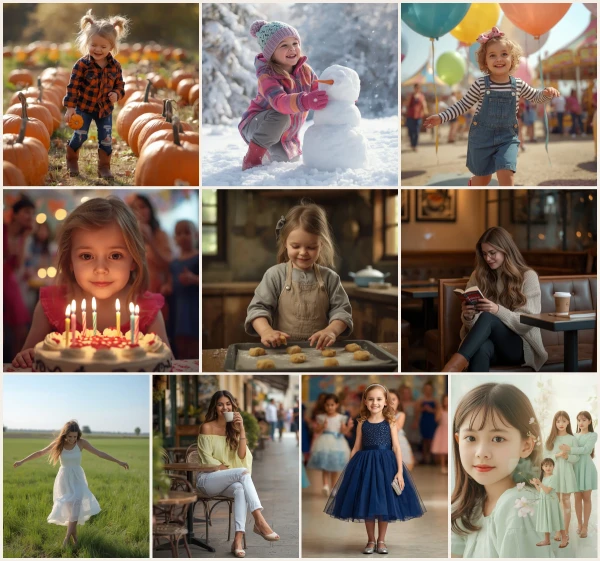 Best 10 Creative Girls AI Prompts for Abstract Expressionist Portraits