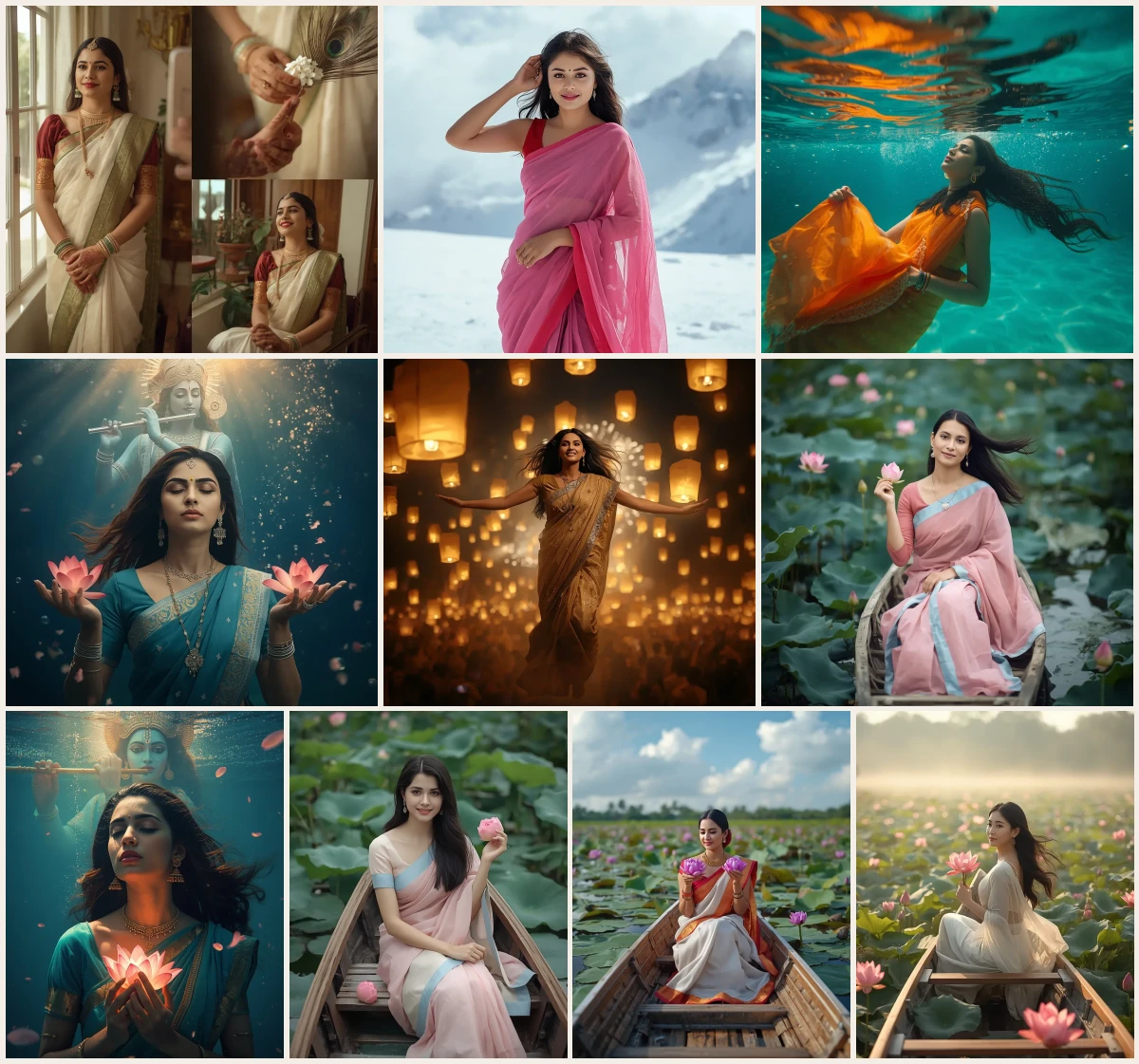New 10 Prompt for Gemini Girl in Saree Instagram AI Prompts for Digital Influence – gemini saree prompts – 10 AI prompt examples