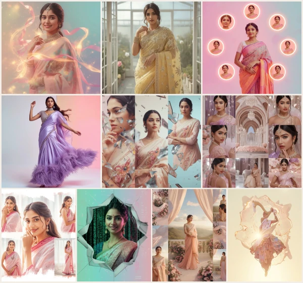 New 10 Prompt for Traditional Look for Girl ChatGPT AI Image Prompts