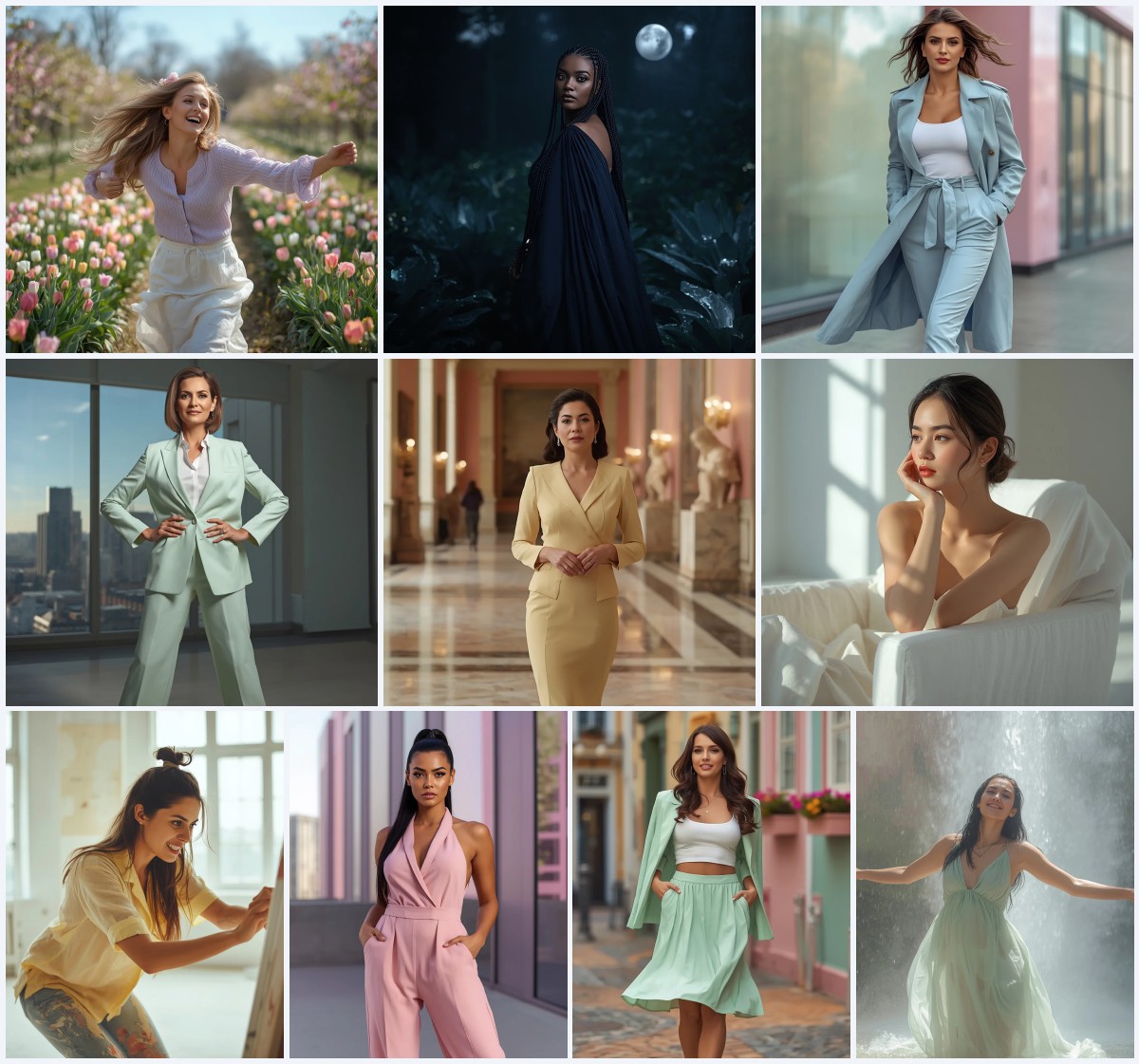 Top 10 AI Prompts for Beautiful Women with Dreamy Gaze and Ethereal Backgrounds | instagram viral photo ai prompt