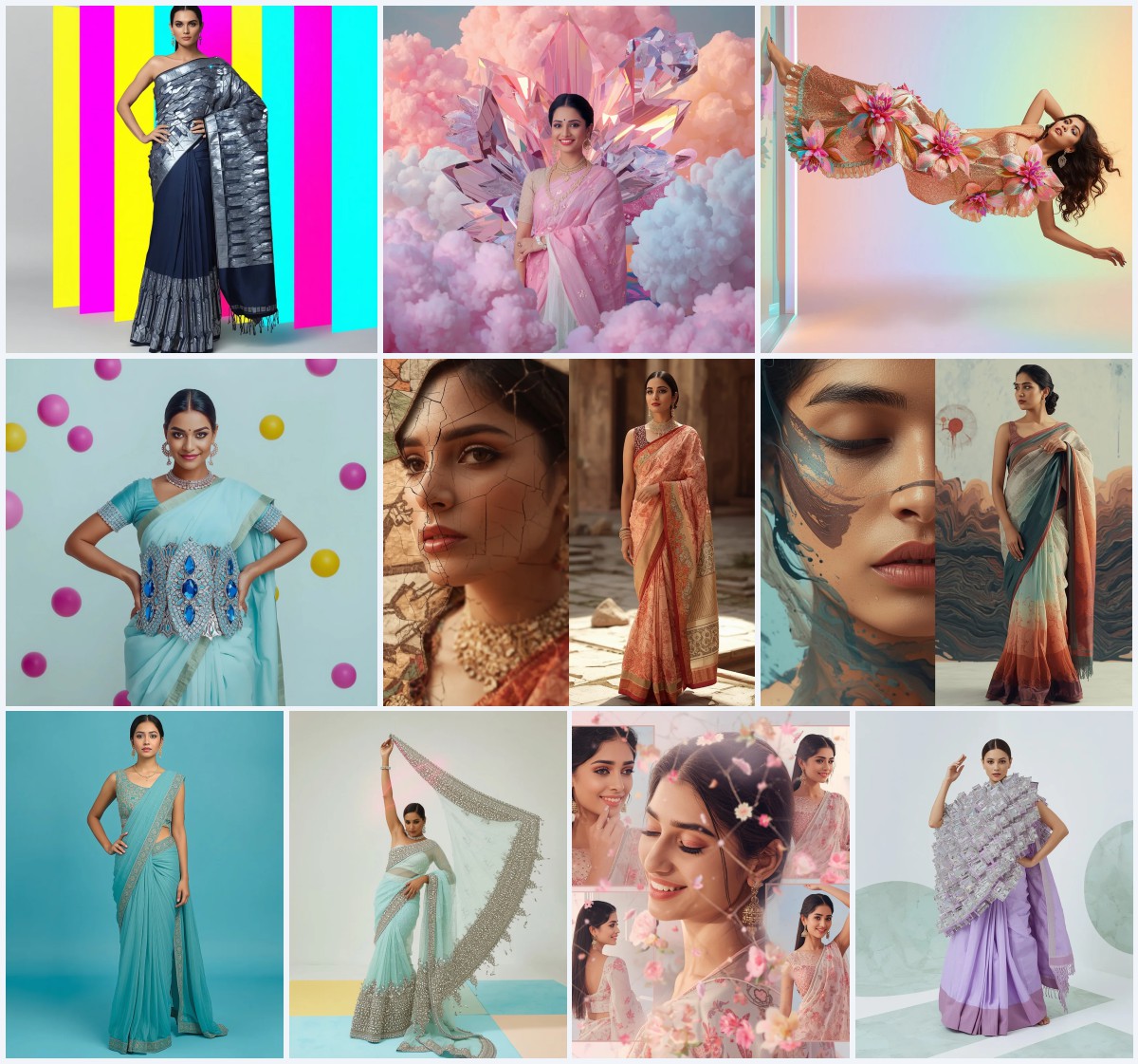 Top 10 Traditional South Indian Saree AI Prompts for Elegant Temple Photography | saree profile pic ai prompt