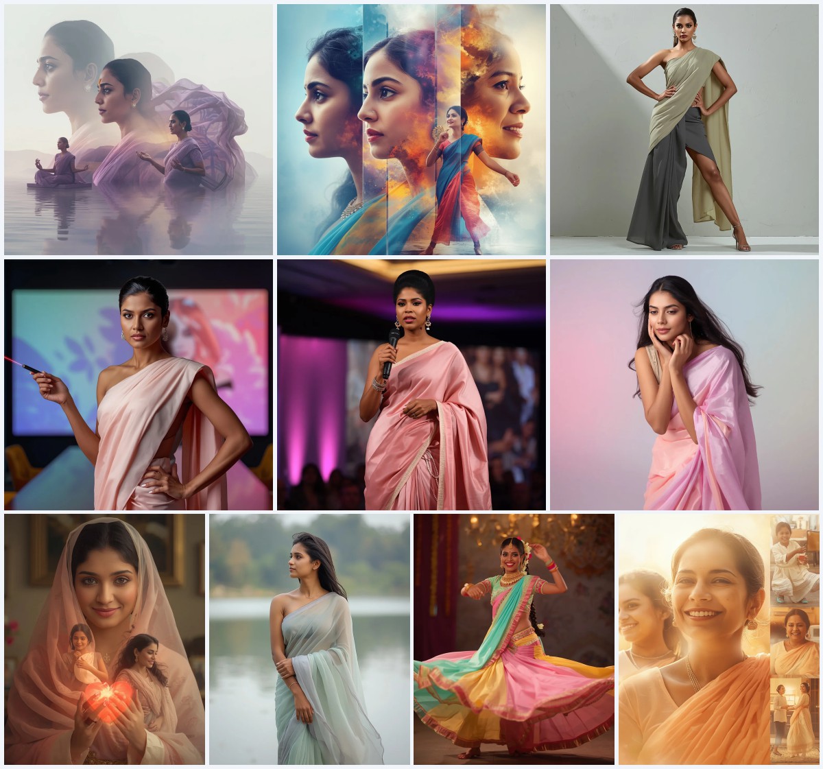 New 10 Saree with Bangles AI Prompts for Traditional Arm Adornments