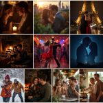 Top 10 Couple DP AI Prompts for Artistic Silhouettes Against Abstract Painted Walls